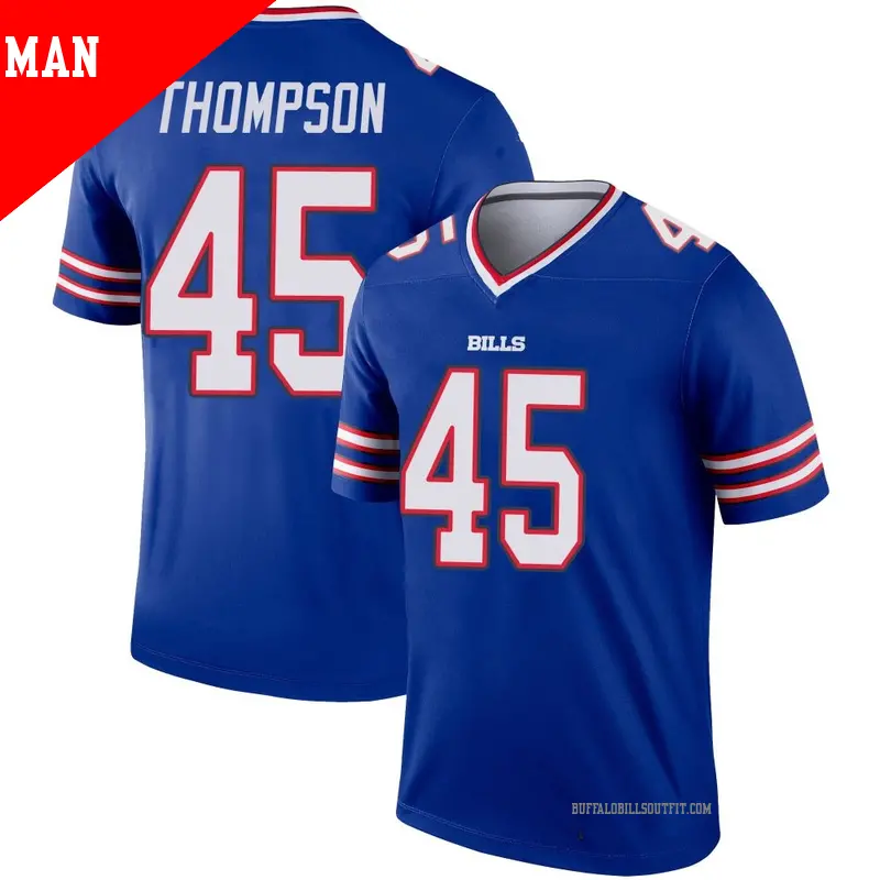 Men's ＃45 Shaq Thompson Buffalo Bills Legend Royal Jersey