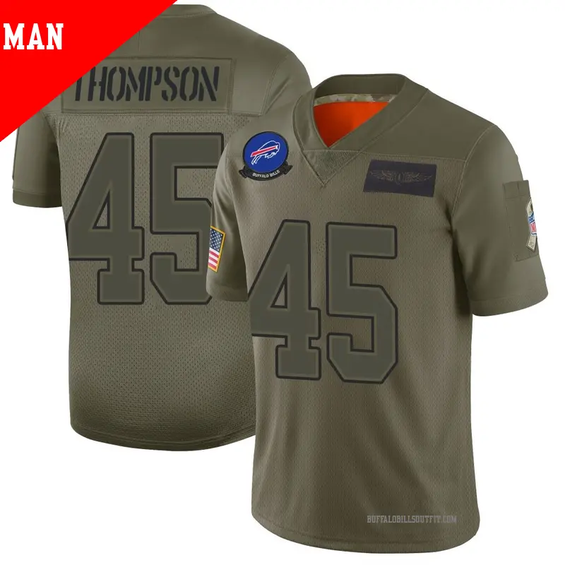 Men's ＃45 Shaq Thompson Buffalo Bills Limited Camo 2019 Salute to Service Jersey