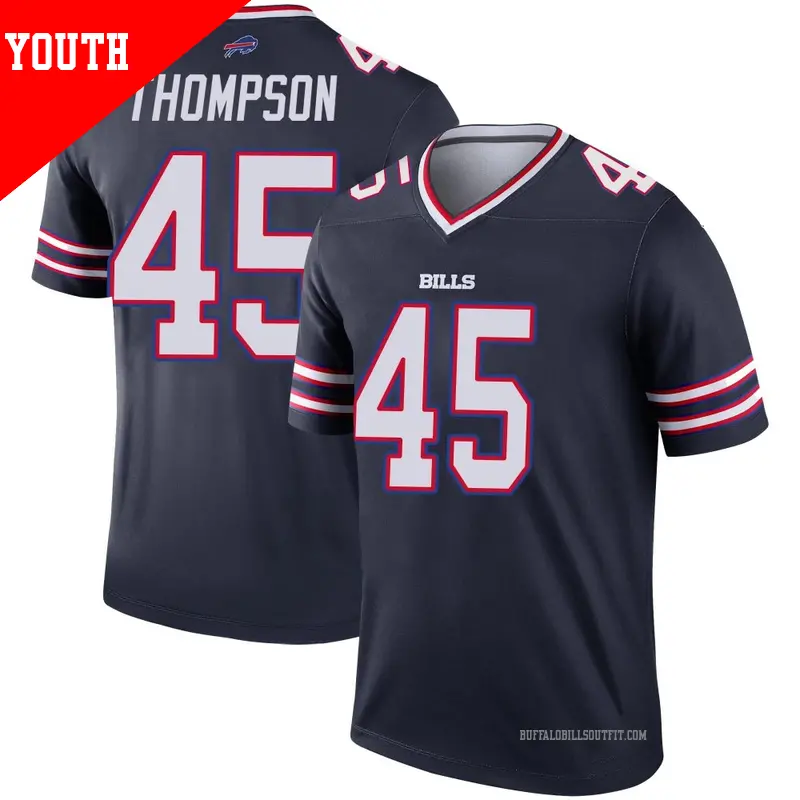 Youth ＃45 Shaq Thompson Buffalo Bills Legend Navy Inverted Jersey