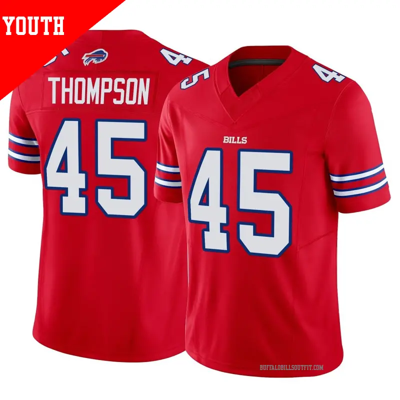 Youth ＃45 Shaq Thompson Buffalo Bills Limited Red Vapor F.U.S.E. Jersey