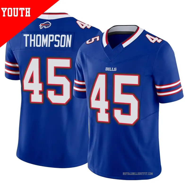 Youth ＃45 Shaq Thompson Buffalo Bills Limited Royal Vapor F.U.S.E. Jersey